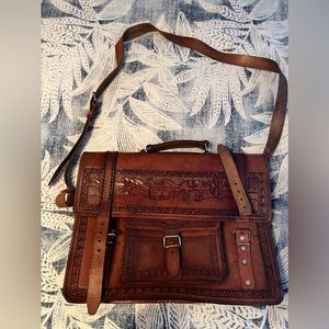 Peruvian Leather Bag